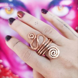 Anillo Serpiente de Cobre