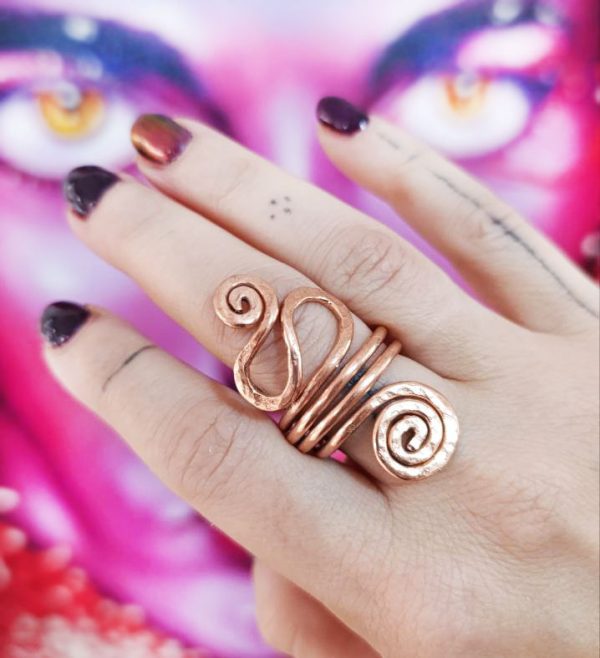 Anillo Serpiente de Cobre