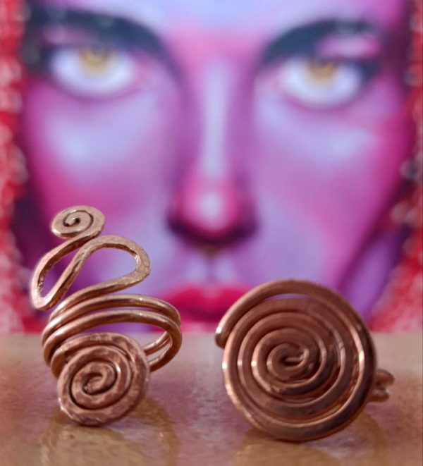 Anillo Espiral de Cobre - Imagen 2
